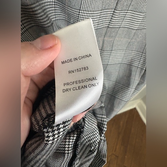 Anna Cate Collection Sara Vest Dress Plaid Double Breasted Pleated Hem | Size M - Picture 13 of 13